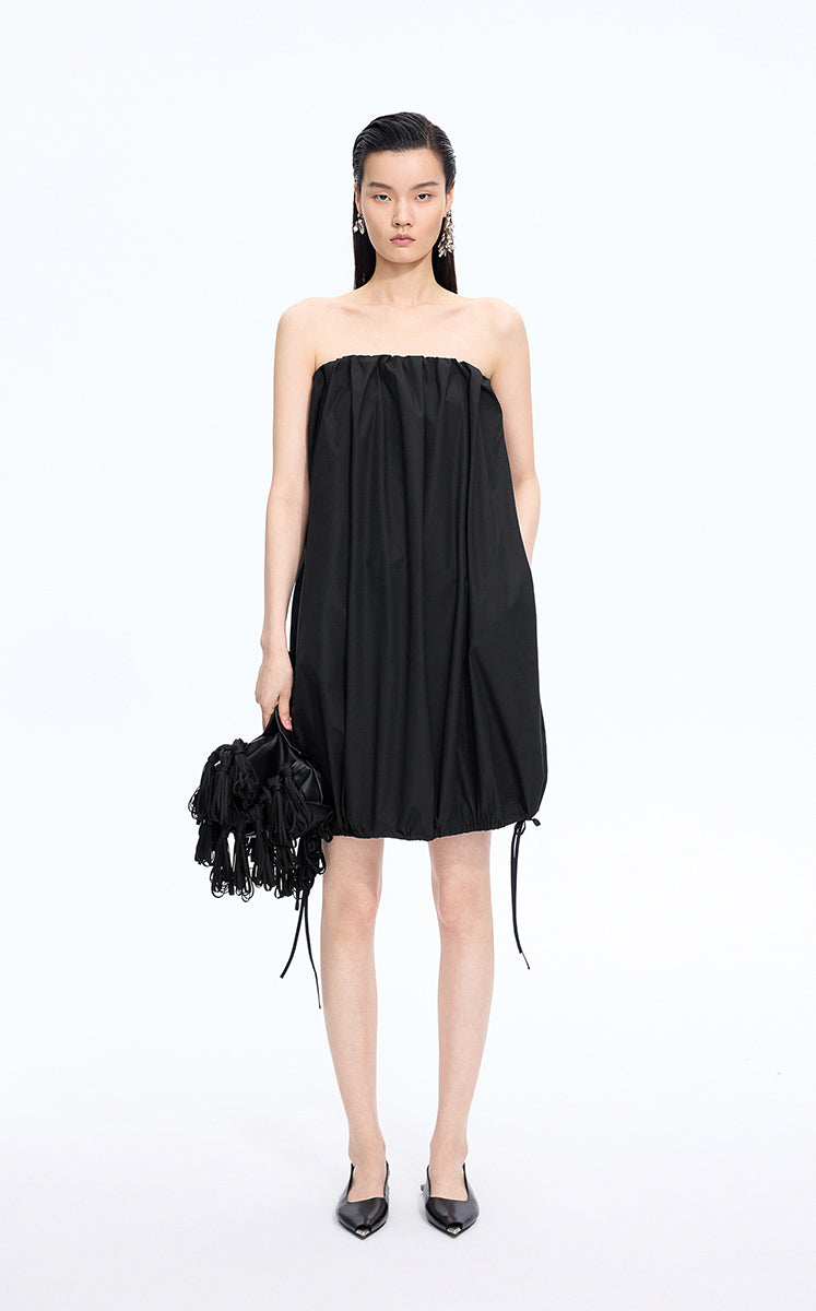 Dress / JNBY Cotton Poplin Strapless Dress