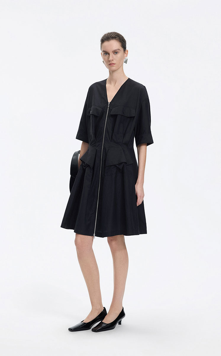Dress / JNBY Cotton Poplin X-Silhouette Dress