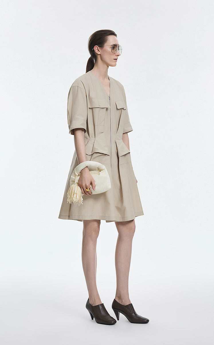 Dress / JNBY Cotton Poplin X-Silhouette Dress