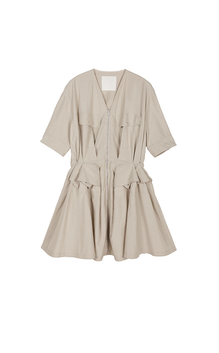 Dress / JNBY Cotton Poplin X-Silhouette Dress