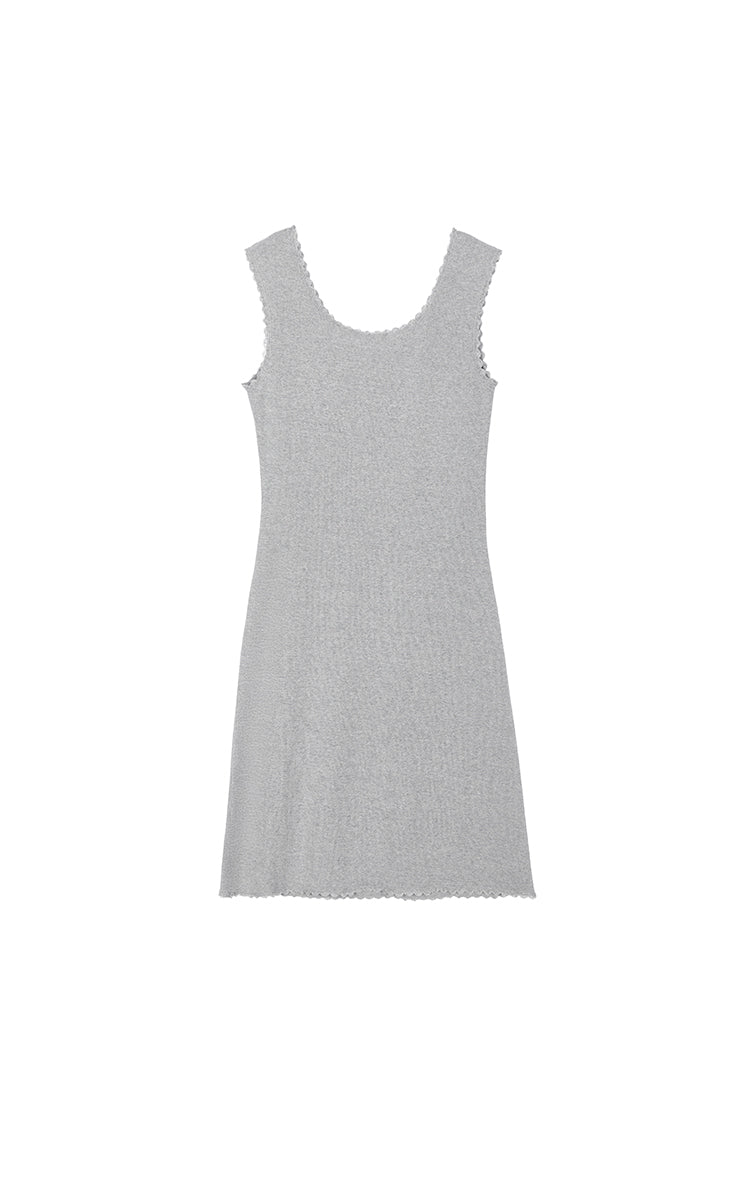 Dress / JNBY Floral Trim Cotton Knit Dress