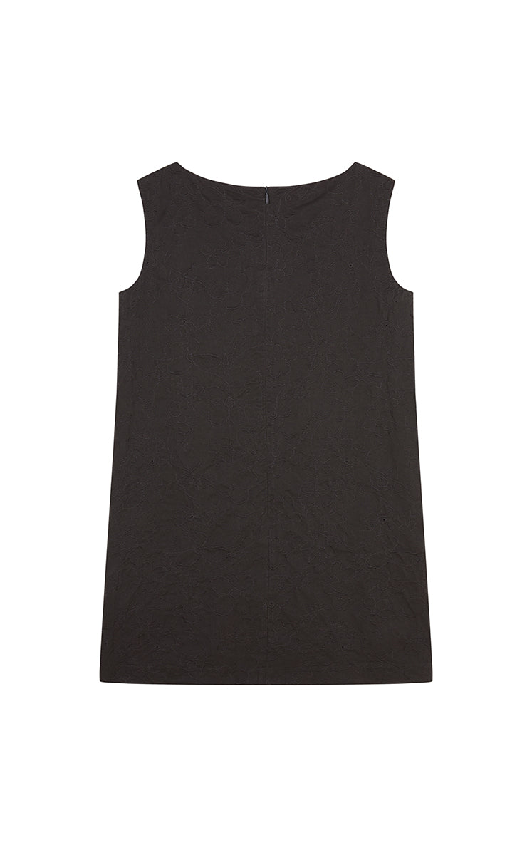 Dress / JNBY Hidden Floral Embroidered Cotton Sleeveless Dress