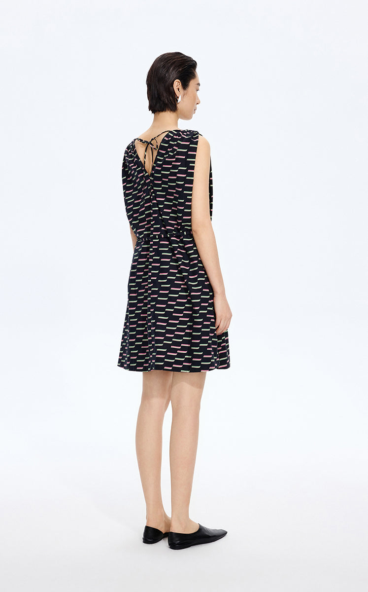 Dress / JNBY Pop Stripe Sleeveless Dress