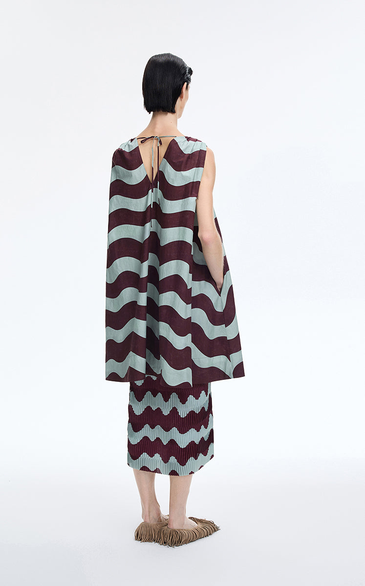 Dress / JNBY Pop Stripe Sleeveless Dress