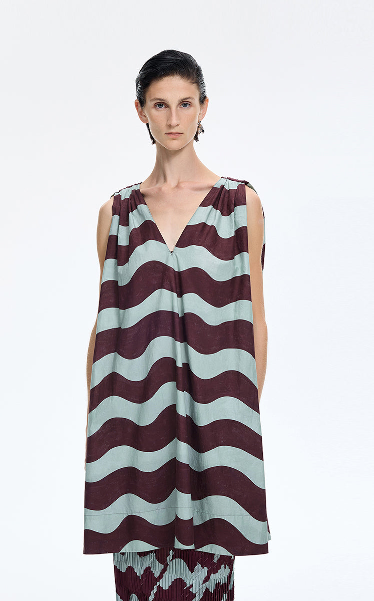 Dress / JNBY Pop Stripe Sleeveless Dress