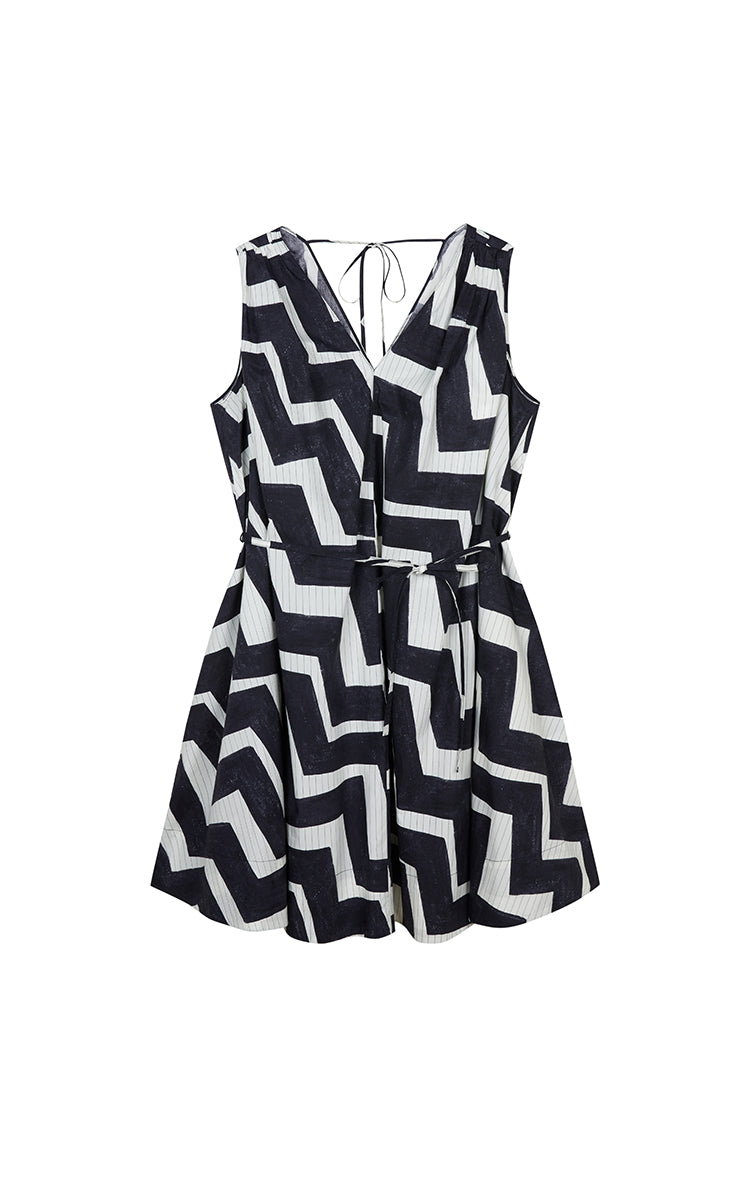 Dress / JNBY Pop Stripe Sleeveless Dress