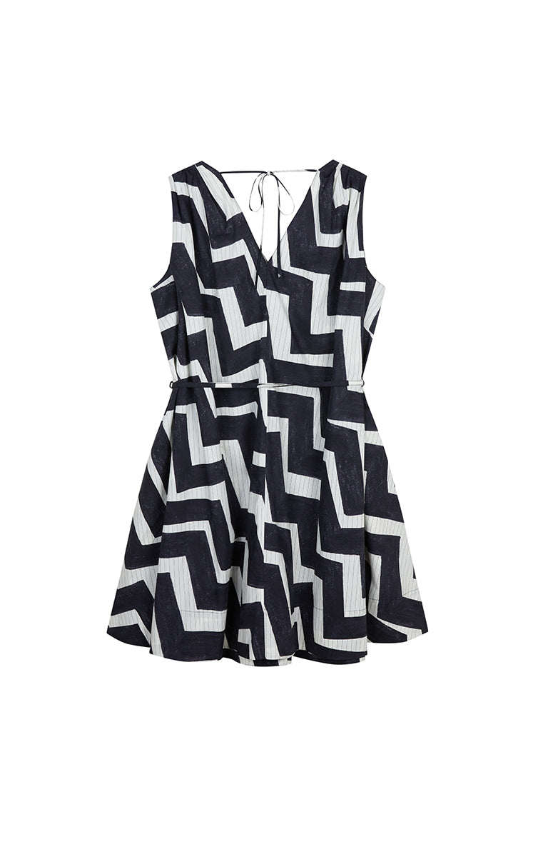 Dress / JNBY Pop Stripe Sleeveless Dress
