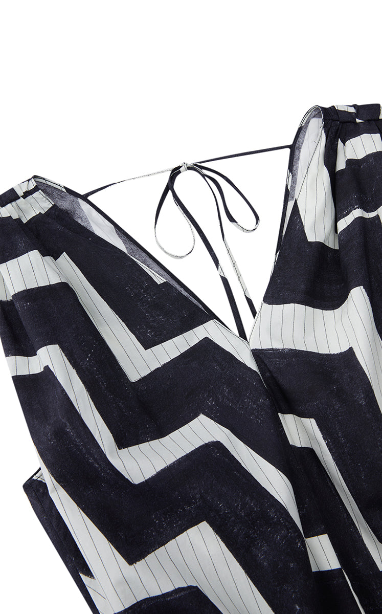 Dress / JNBY Pop Stripe Sleeveless Dress