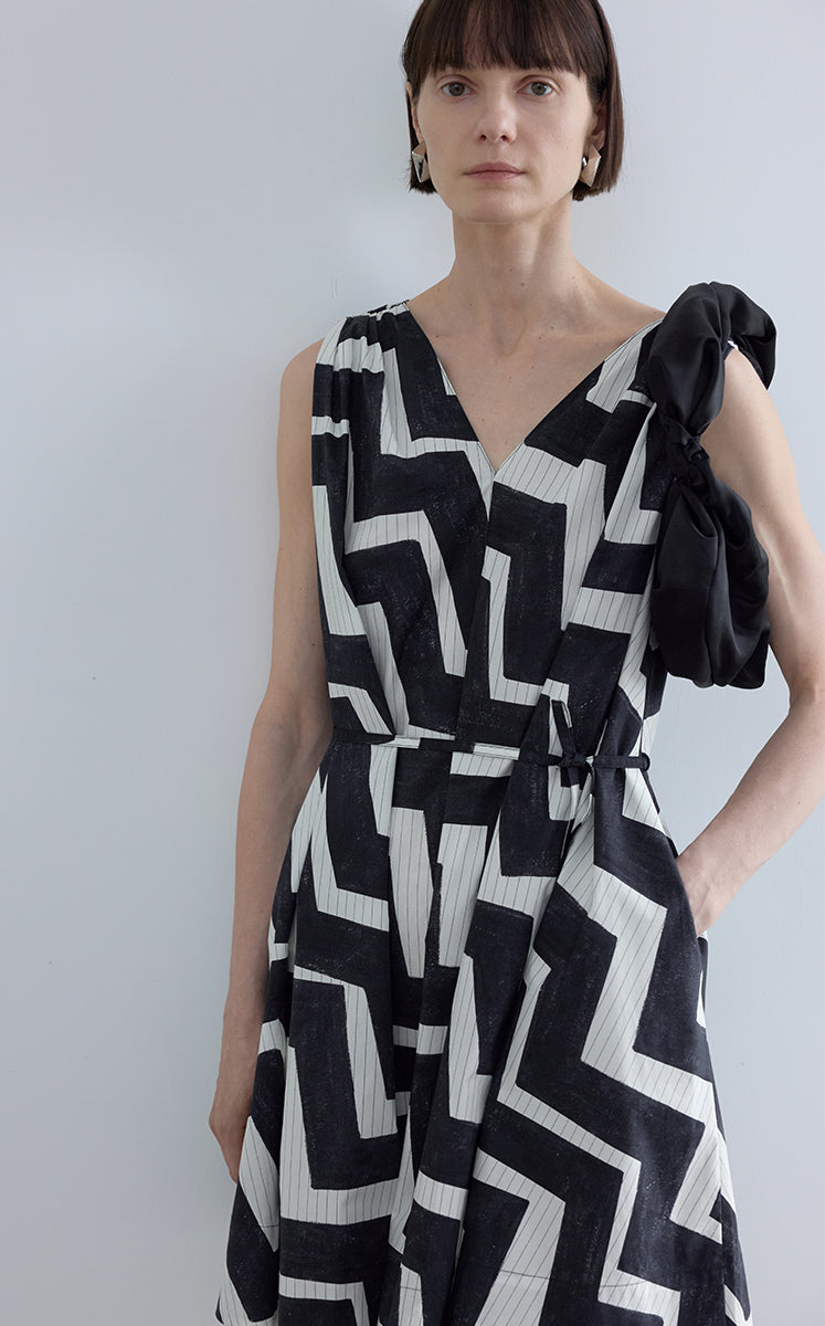 Dress / JNBY Pop Stripe Sleeveless Dress