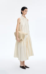 Dress / JNBY Silk-Blend Fishtail Shirt Dress