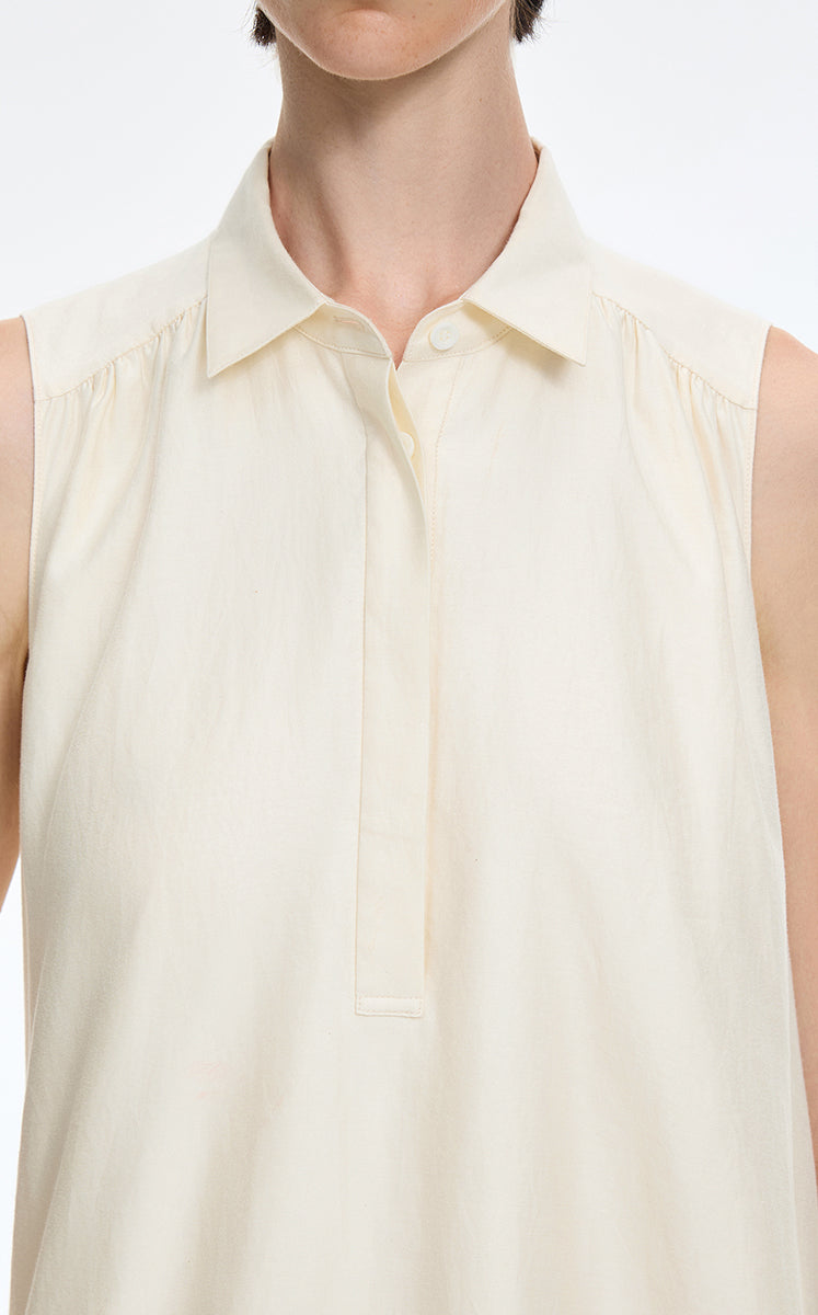 Dress / JNBY Silk-Blend Fishtail Shirt Dress