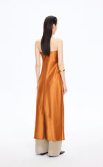 Dress / JNBY Silk Strapless Maxi Dress