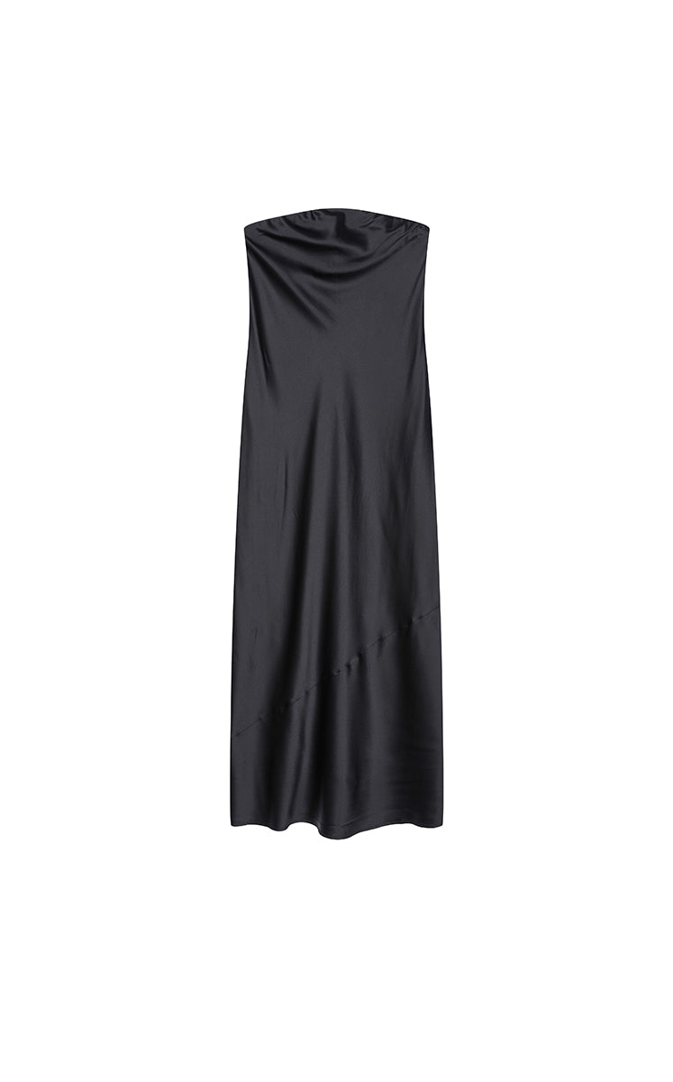 Dress / JNBY Silk Strapless Maxi Dress