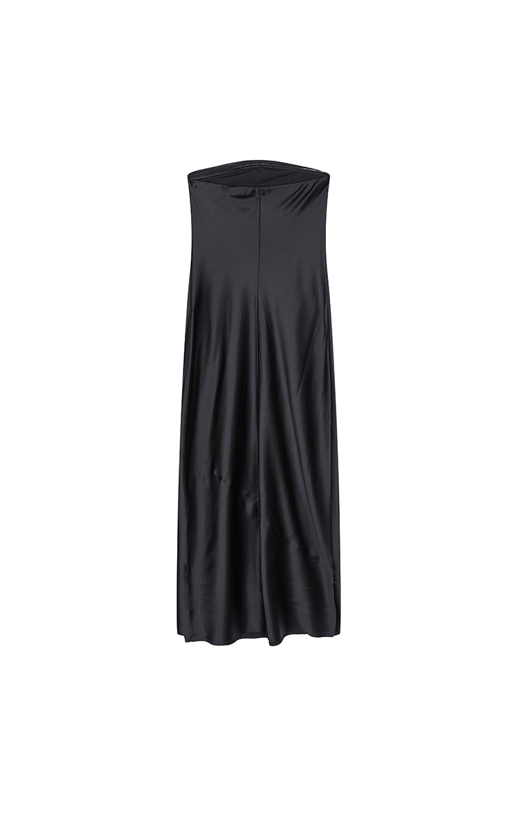 Dress / JNBY Silk Strapless Maxi Dress