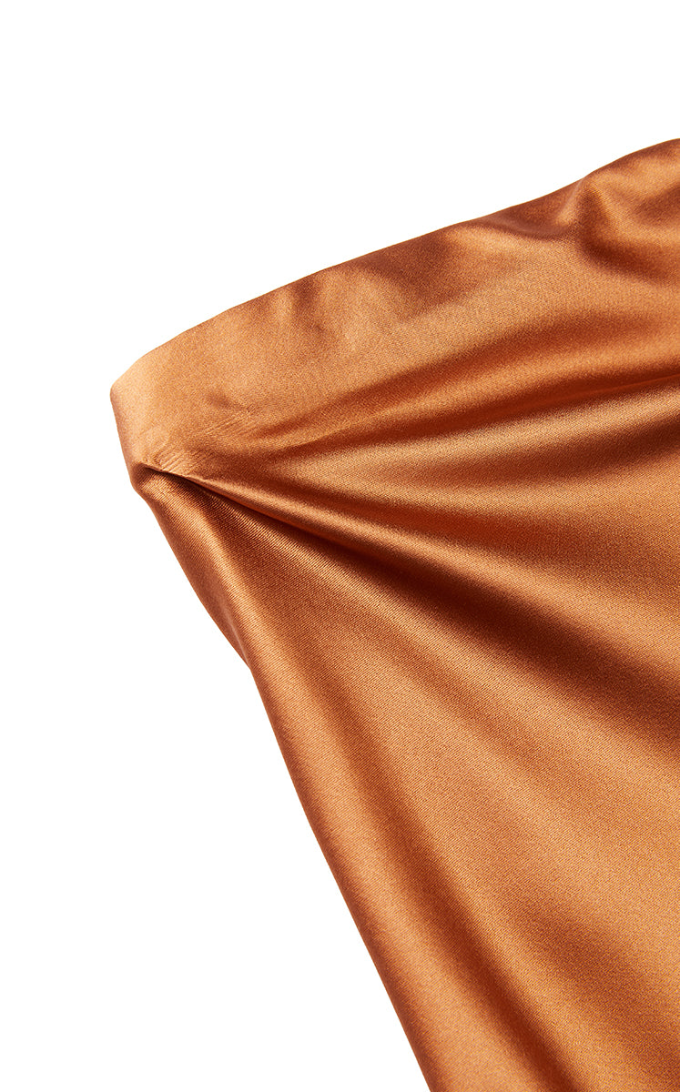 Dress / JNBY Silk Strapless Maxi Dress