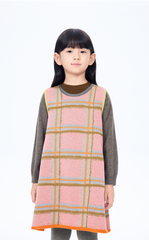 Dress / jnby by JNBY Plaid A-Line Knit Dress