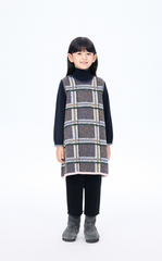 Dress / jnby by JNBY Plaid A-Line Knit Dress