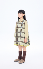 Dress / jnby by JNBY Plaid A-Line Knit Dress