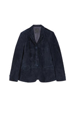 Jacket / JNBY Classic Notched Lapel Leather Blazer