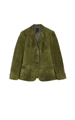 Jacket / JNBY Classic Notched Lapel Leather Blazer