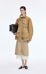 Jacket / JNBY Loose-Fit Cotton Blend Twill Jacket