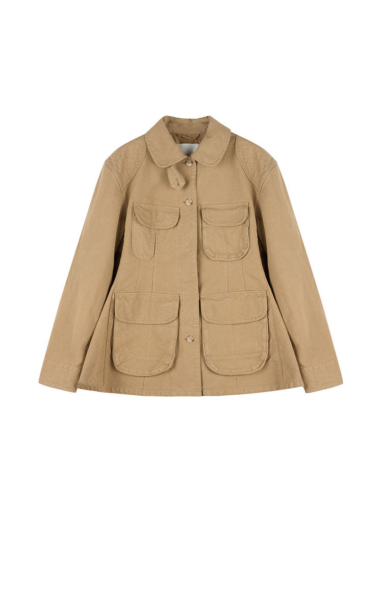 Jacket / JNBY Loose-Fit Cotton Blend Twill Jacket