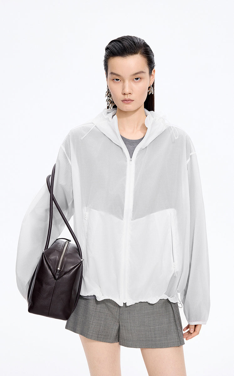 Jacket / JNBY Oversize Lightweight Textured Jacquard Jacket