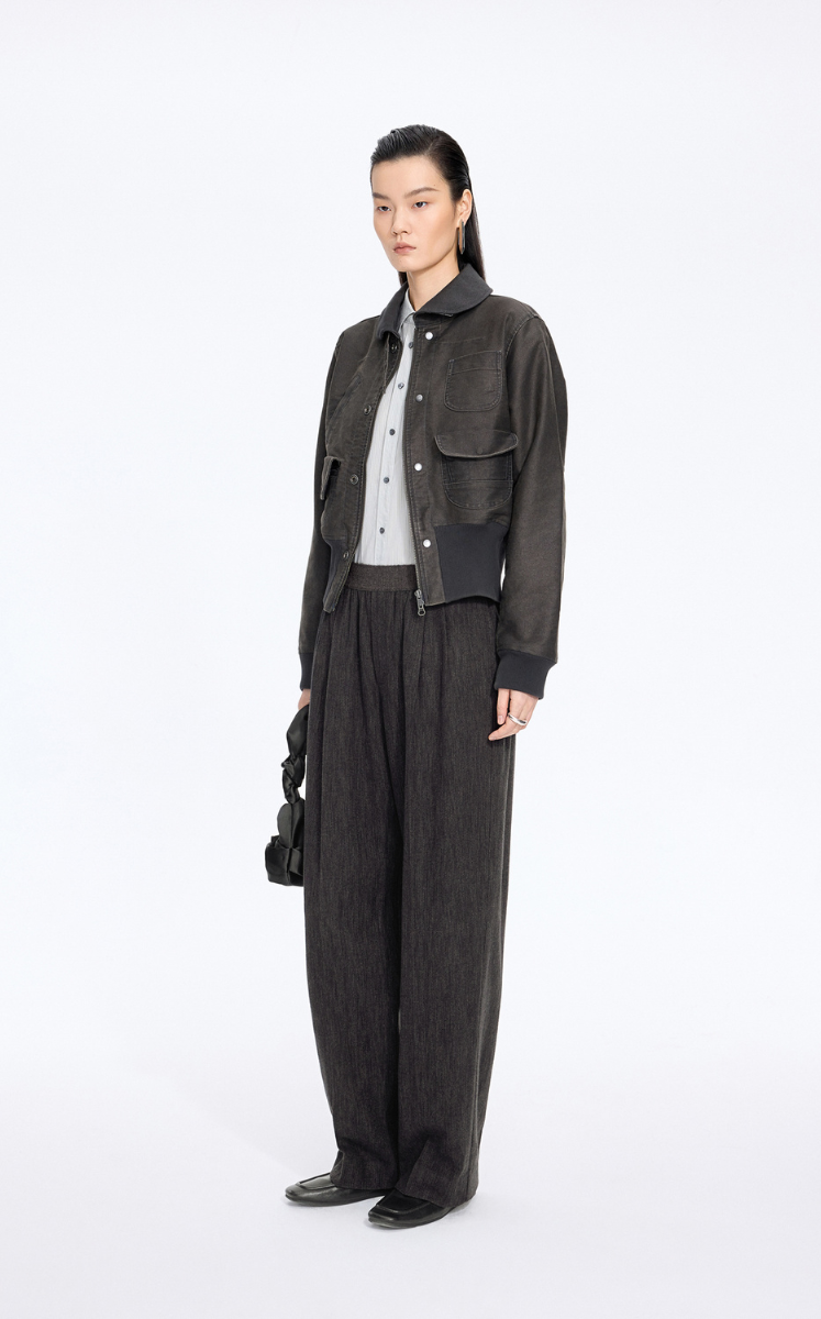 Jacket / JNBY Oversize Turn-down collar Jacket
