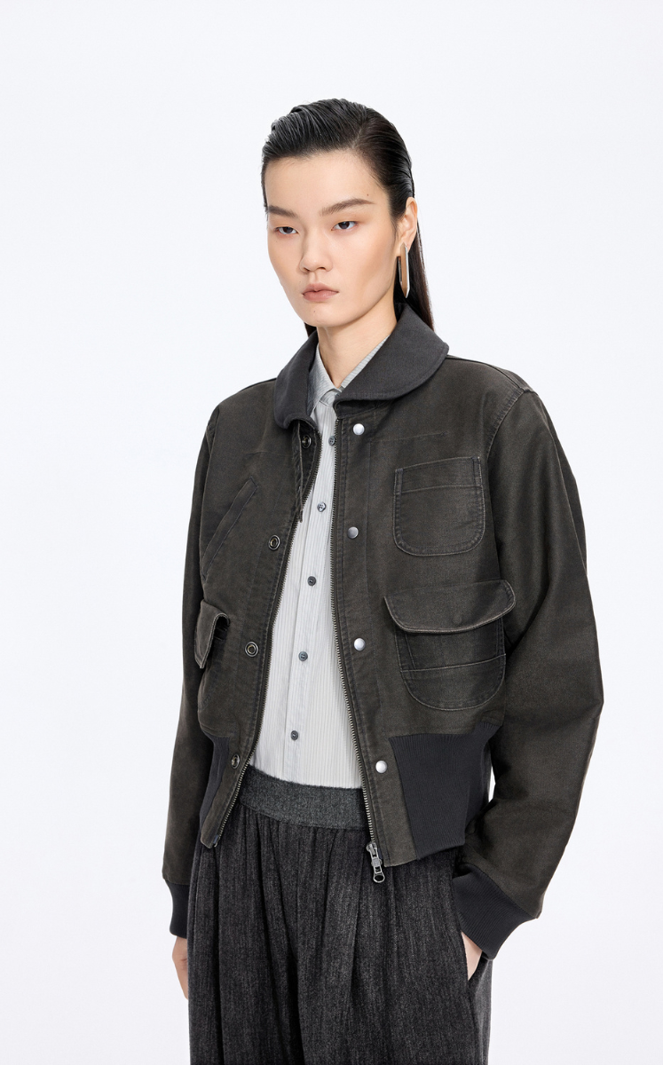 Jacket / JNBY Oversize Turn-down collar Jacket