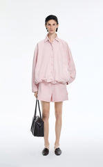 Jacket / JNBY Oversized Cotton-Linen Denim Jacket