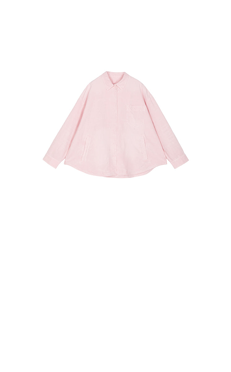 Jacket / JNBY Oversized Cotton-Linen Denim Jacket