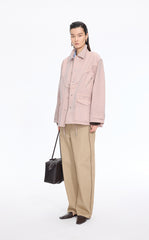 Jacket / JNBY Oversized Cotton Drawstring Jacket