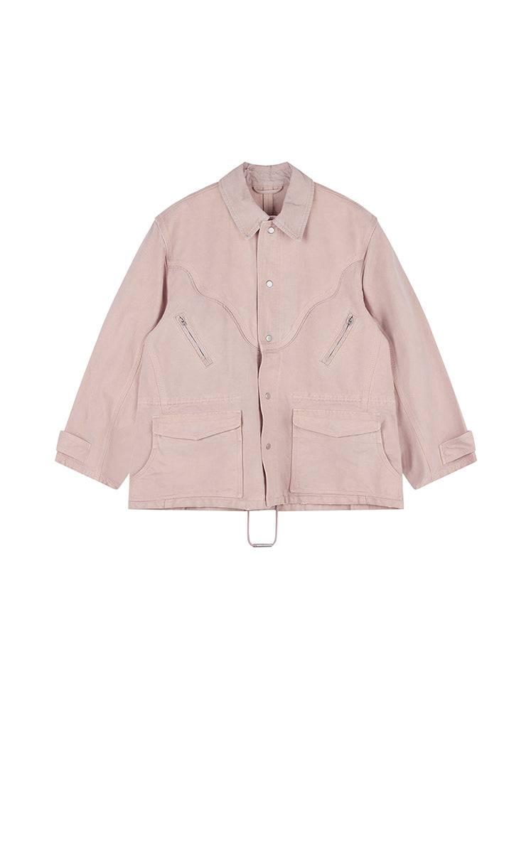 Jacket / JNBY Oversized Cotton Drawstring Jacket