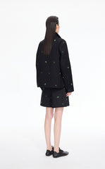 Jacket / JNBY Oversized Embroidered Drawstring Jacket