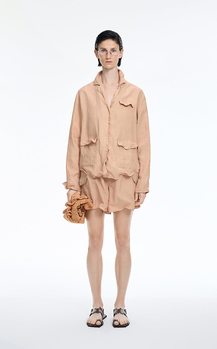 Jacket / JNBY Twist Linen Blend Relaxed Jacket