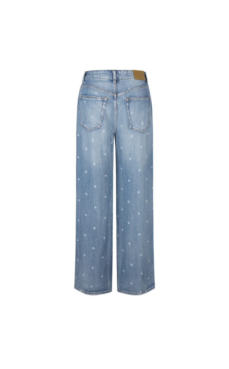 Jeans / JNBY Polka Dot Lyocell Flared Jeans