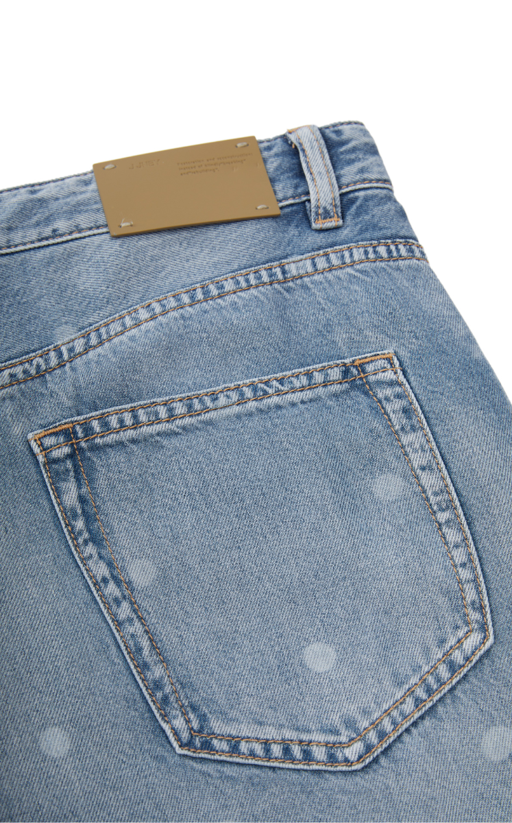 Jeans / JNBY Polka Dot Lyocell Flared Jeans