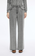 Jeans / JNBY Polka Dot Lyocell Flared Jeans