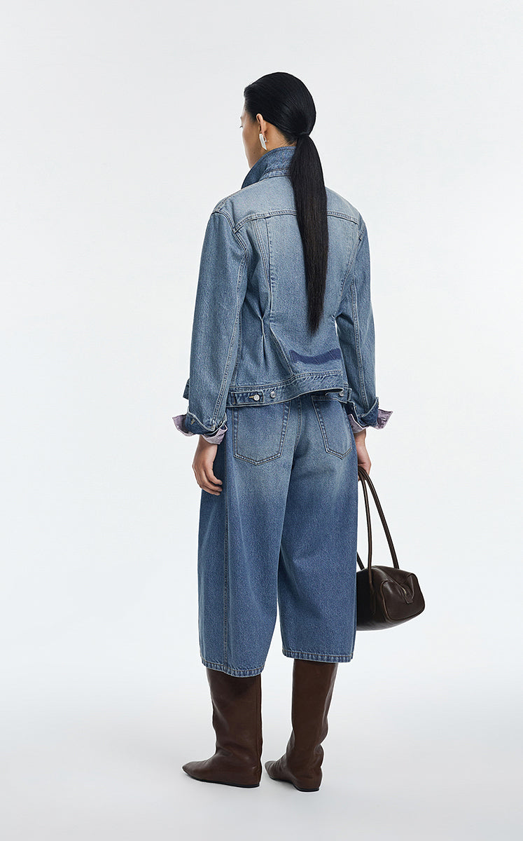 Jeans / JNBY Banana Fit Cropped Color Denim Pants