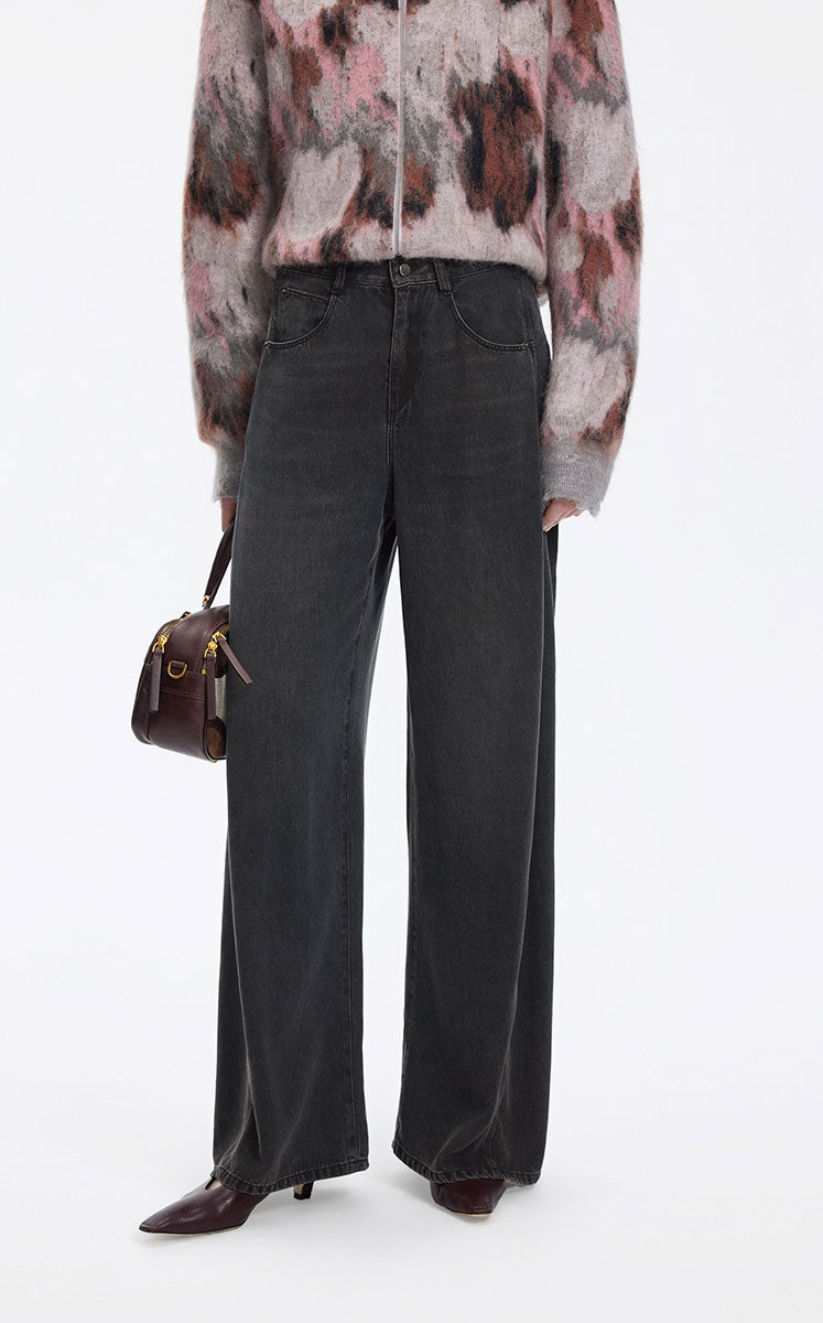 Jeans / JNBY Lyocell Banana Cut Wide Leg Jeans