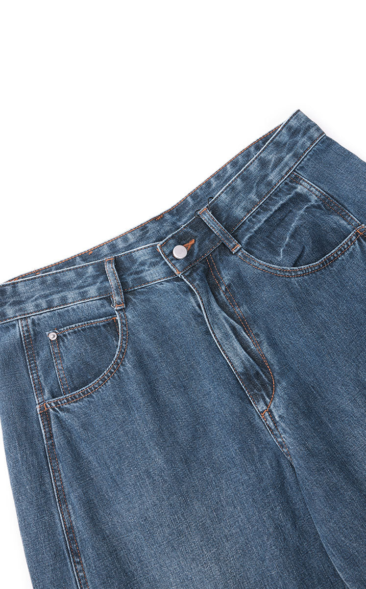 Jeans / JNBY Lyocell Banana Cut Wide Leg Jeans