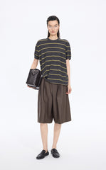 Knit / JNBY Striped Asymmetric Pullover Knit