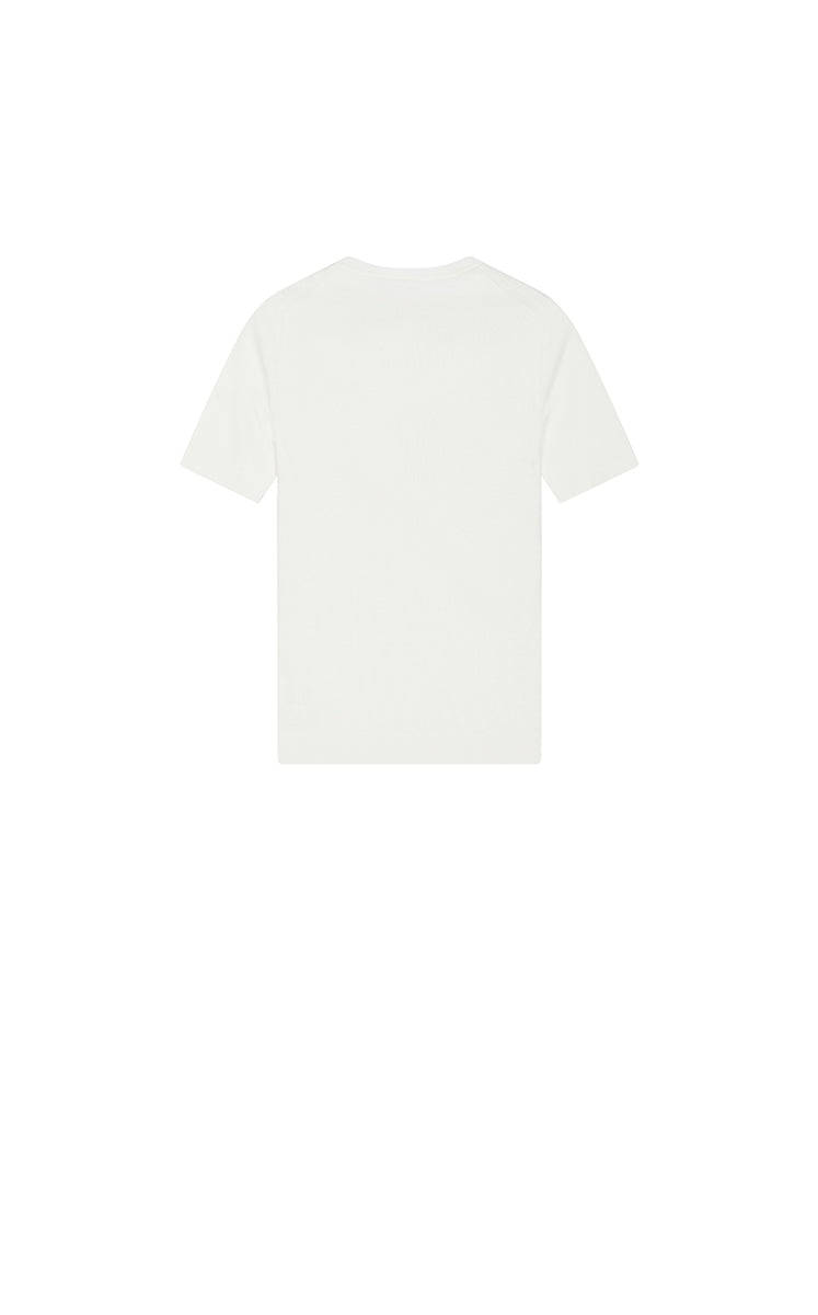 Knit Top / JNBY Silk Wool Cashmere Fitted Short Sleeve Sweater