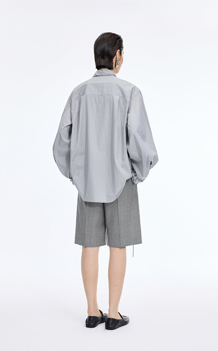 Pants / JNBY  A-Line Wool Fringe Cropped Pants