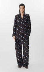 Pants / JNBY City Print Cuffed Tapered Pants