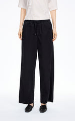 Pants / JNBY Cotton Poplin Drawstring Wide-Leg Pants