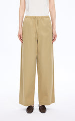 Pants / JNBY Cotton Poplin Drawstring Wide-Leg Pants