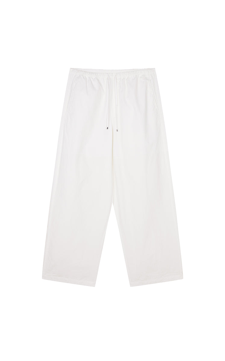Pants / JNBY Cotton Poplin Drawstring Wide-Leg Pants