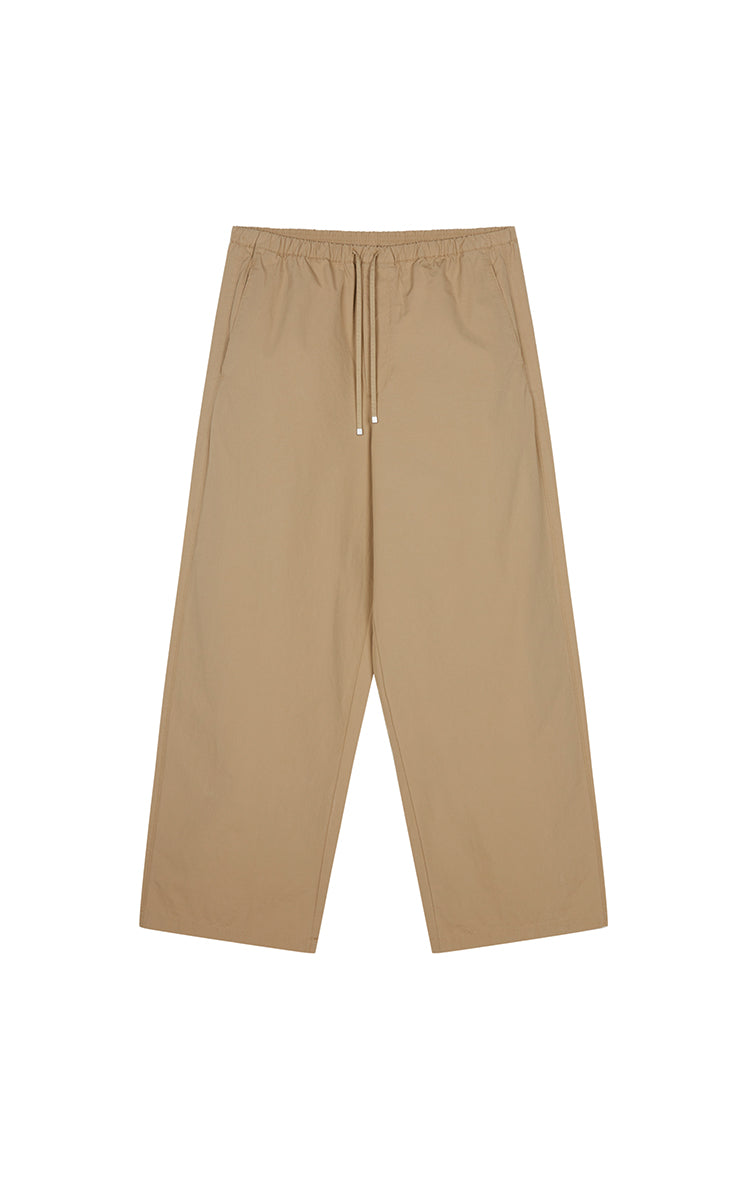 Pants / JNBY Cotton Poplin Drawstring Wide-Leg Pants