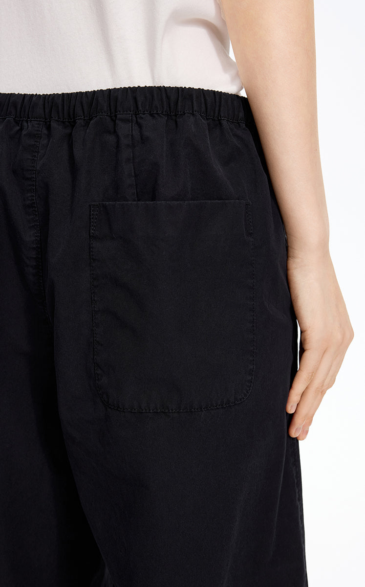 Pants / JNBY Cotton Poplin Drawstring Wide-Leg Pants